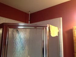 Before photo of shower stall