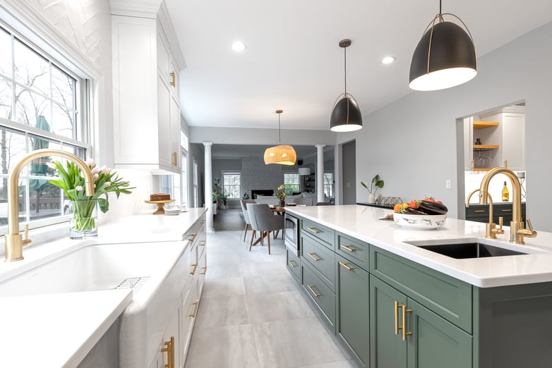 New Jersey Open Concept Kitchen