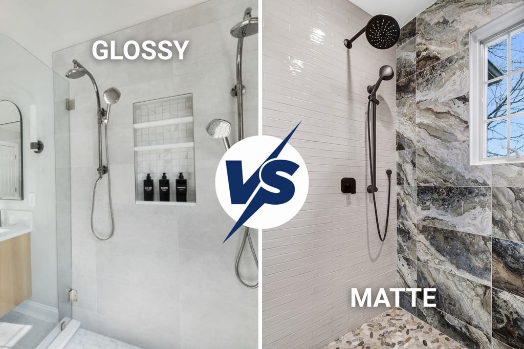 The Differences Between Matte vs. Glossy Fixtures